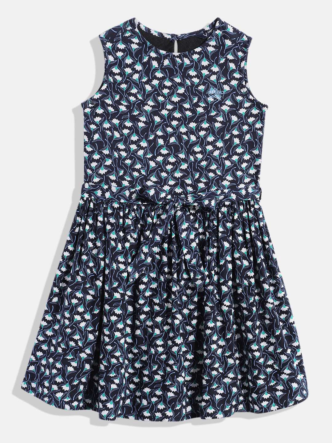 

Allen Solly Junior Navy Blue Floral Print Dress