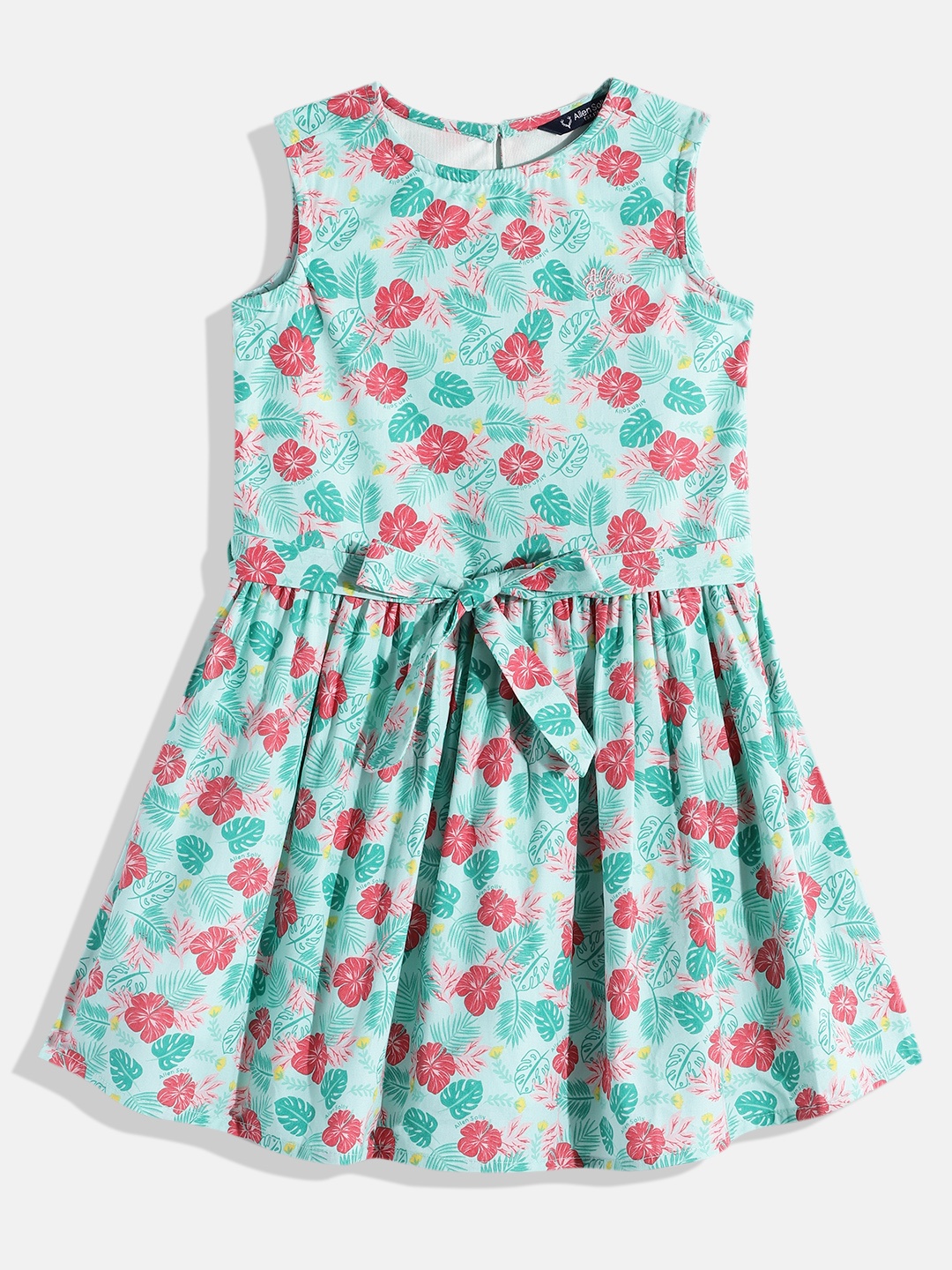 

Allen Solly Junior Green Printed Fit & Flare Dresses