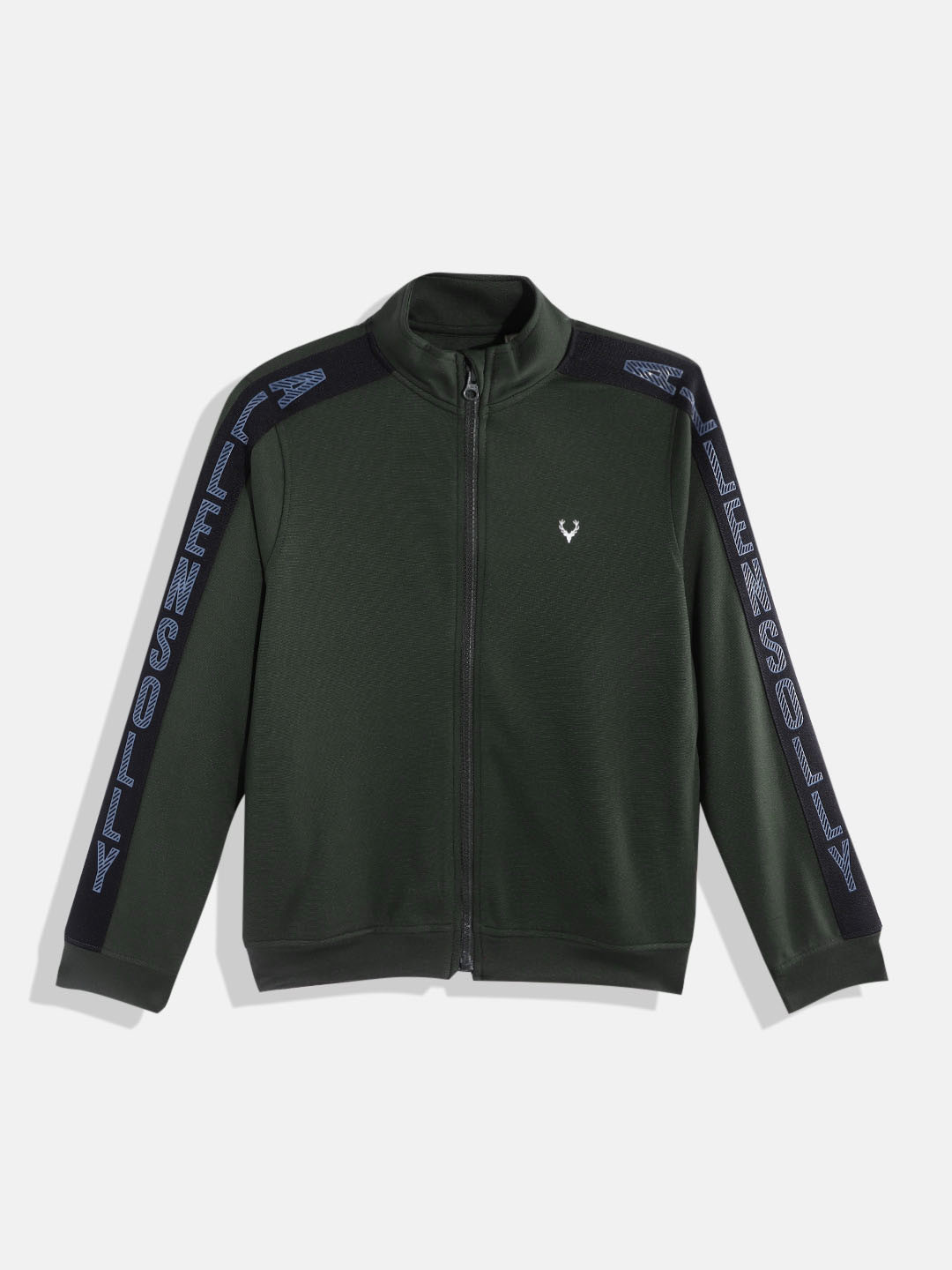 

Allen Solly Junior Boys Navy Blue Solid Bomber Jacket