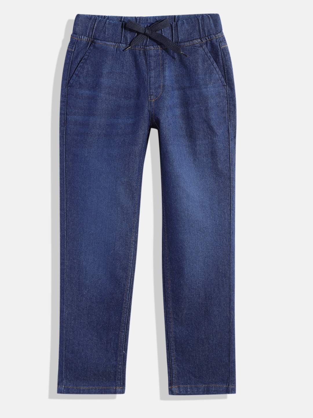 

Allen Solly Junior Boys Light Fade Stretchable Jeans, Navy blue