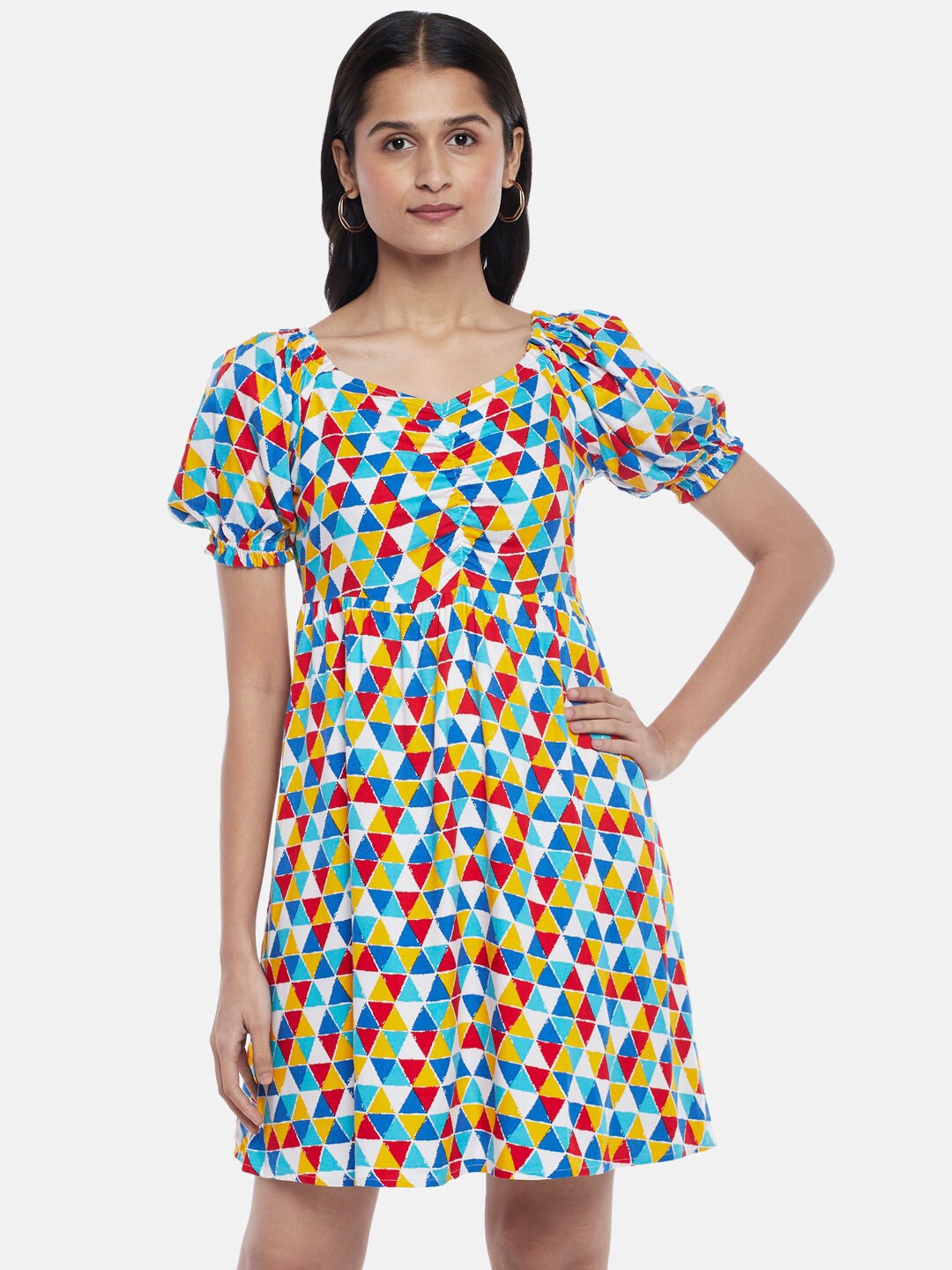 

People White Floral Dress