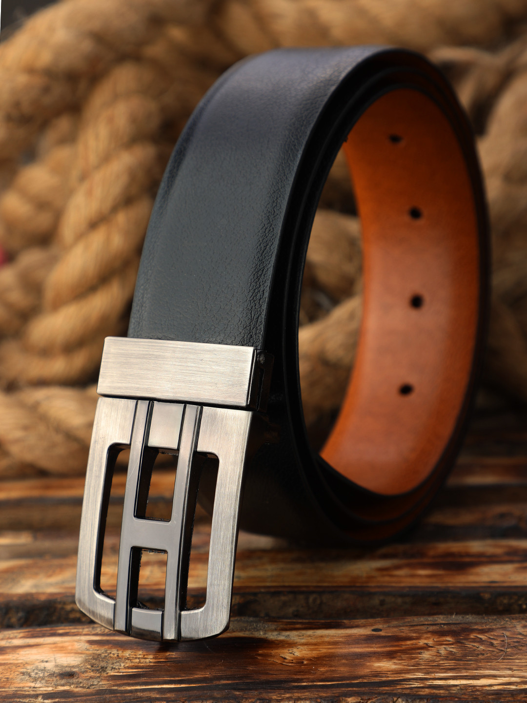 

ZEVORA Men Black Belts