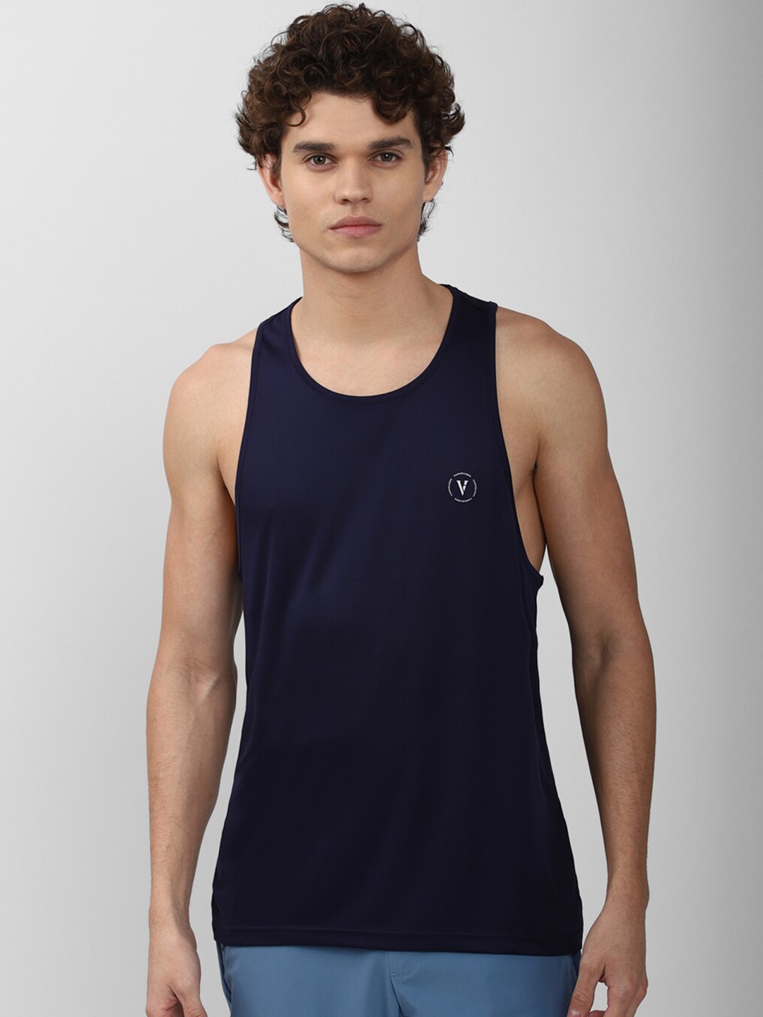 

Van Heusen Flex Men Training T-shirt, Navy blue
