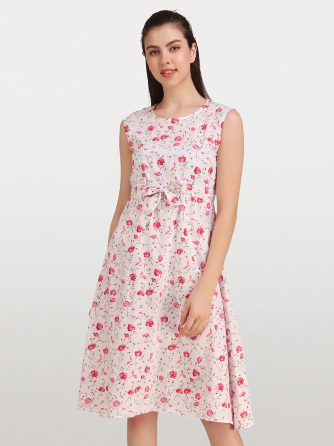 

The Label Bar Red Floral Dress