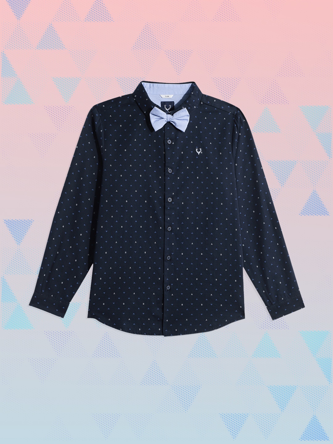 

Allen Solly Junior Boys Blue Printed Casual Shirt