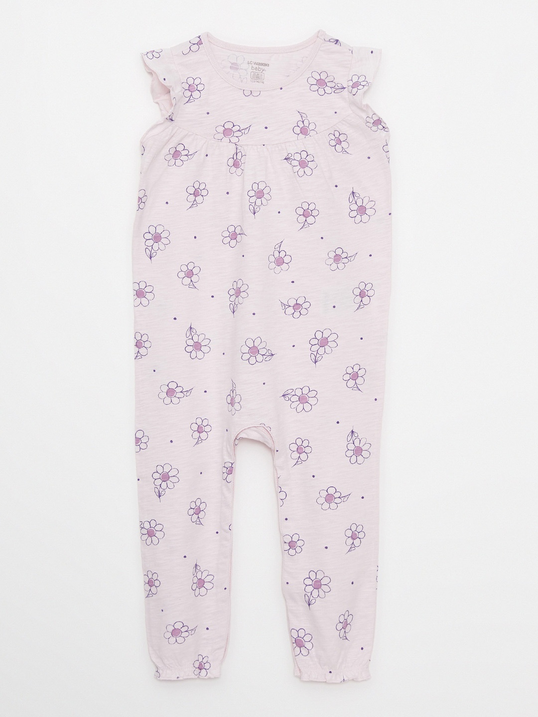 

LC Waikiki Girls Lavender Printed Sleepsuit