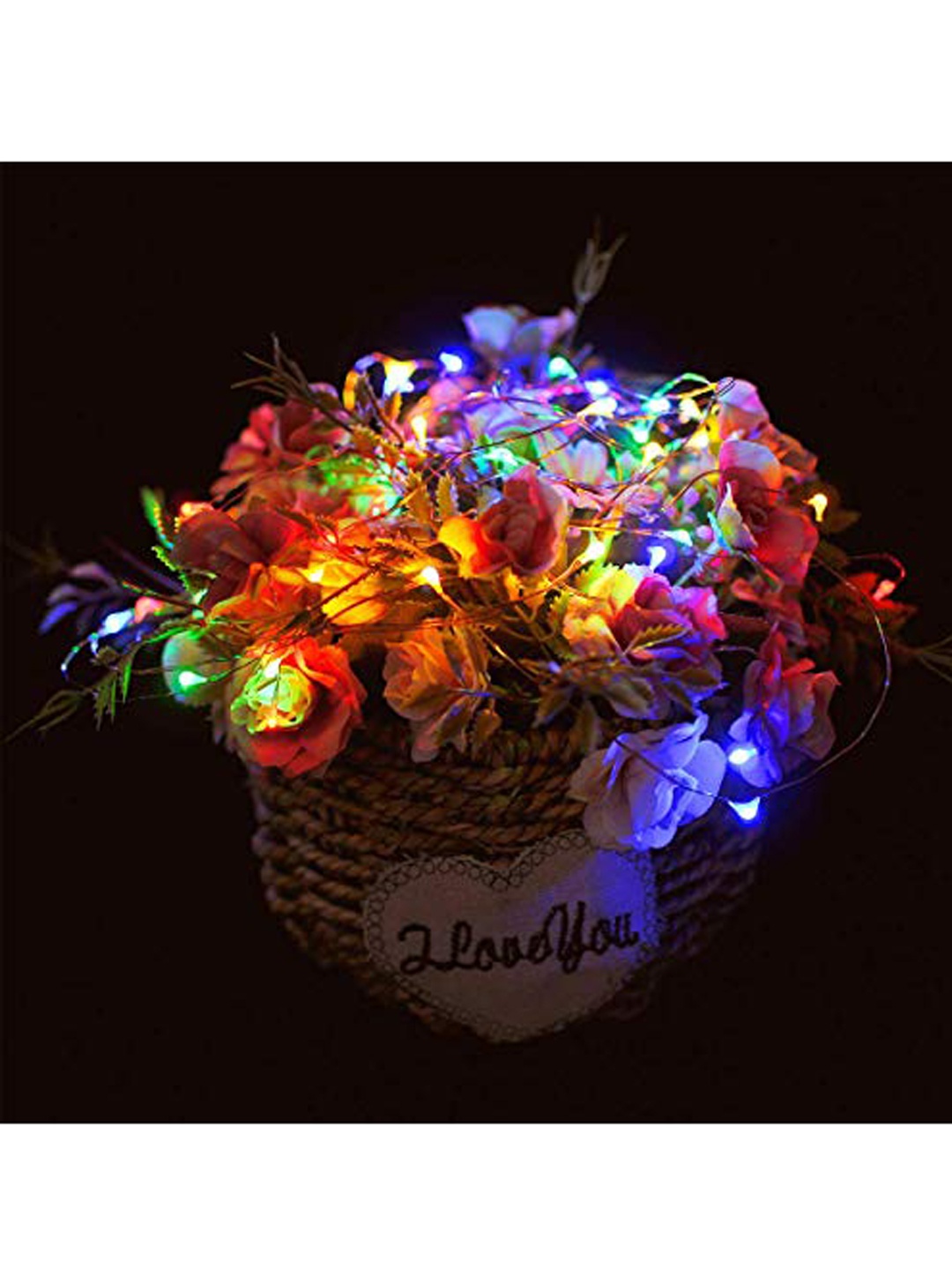 

XERGY Multicoloured 8 Modes LED String Lights, Multi