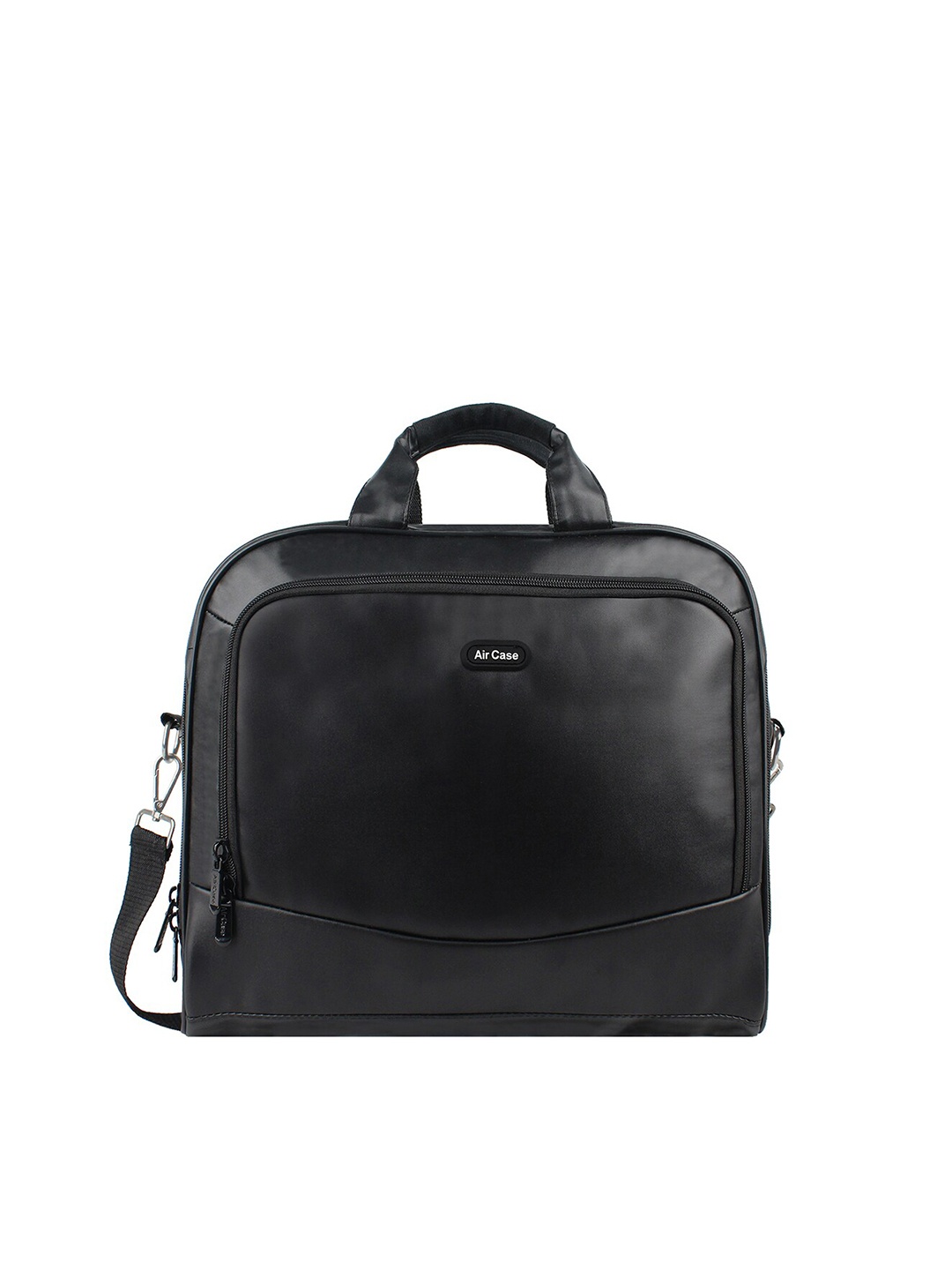 

AirCase Unisex Black 15.6 inch Messenger laptop Bag with Handles & Shoulder Strap