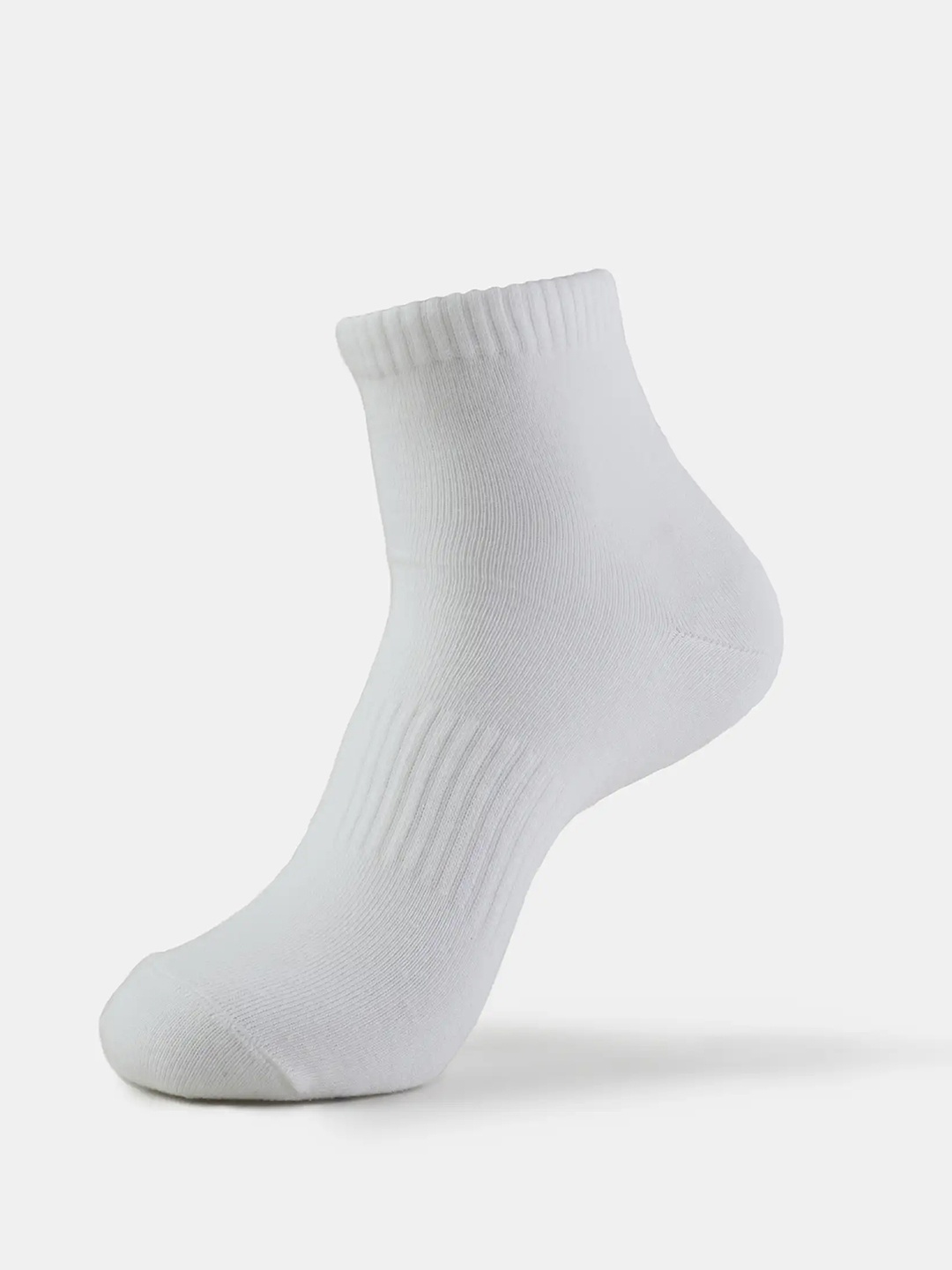 

Jockey Compact Cotton Stretch Ankle Length Socks with StayFresh Treatment-7106, White