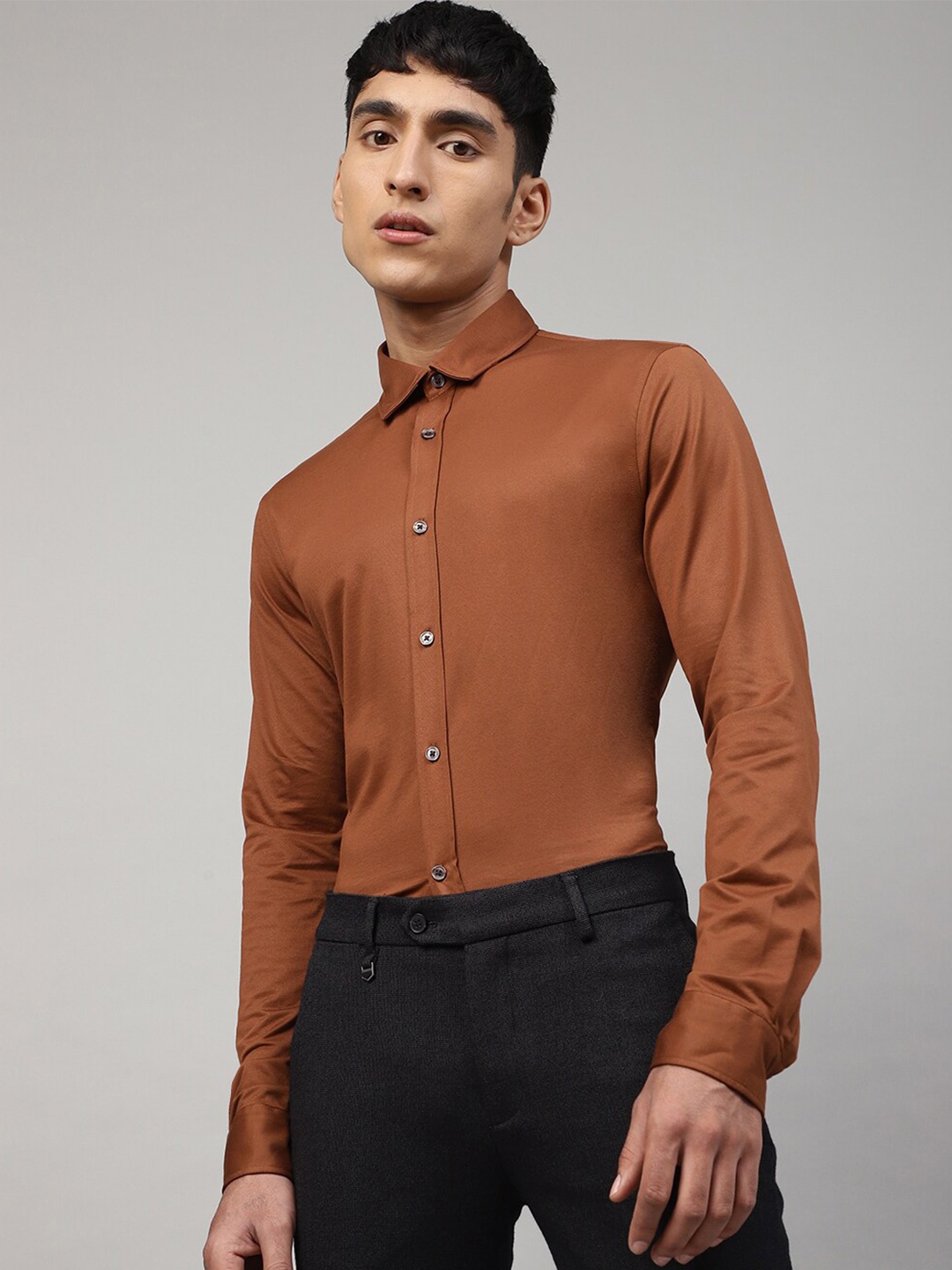 

Matinique Men Brown Casual Shirt