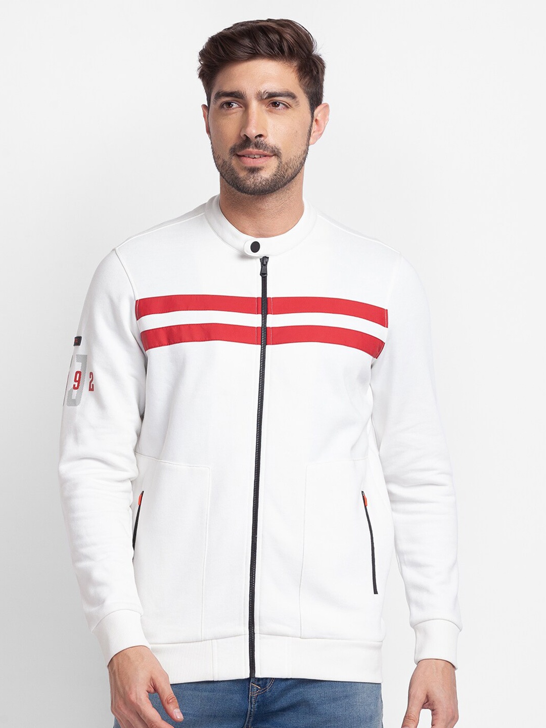 

SPYKAR Men White Sweatshirt