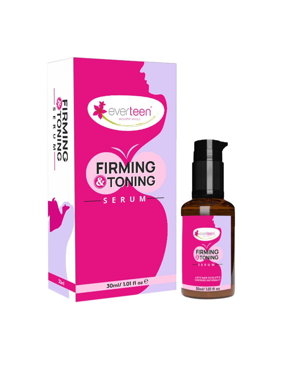 

everteen Firming & Toning Serum - 30 ml, White