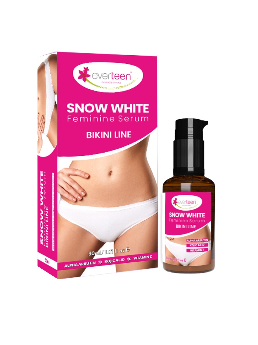 

everteen Snow White Feminine Serum for Bikini Line - 30 ml