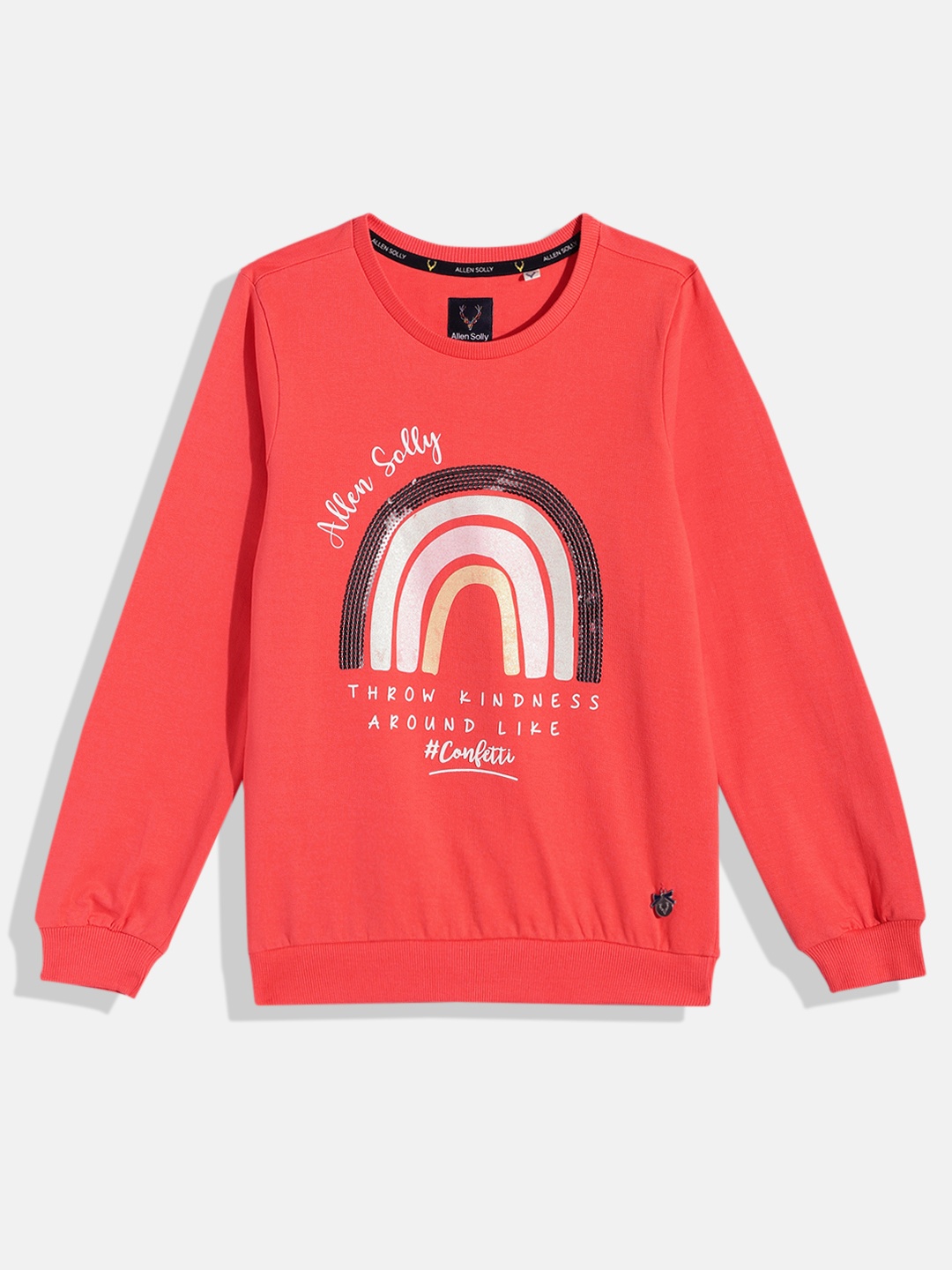 

Allen Solly Junior Girls Pink Embellished Sweatshirt