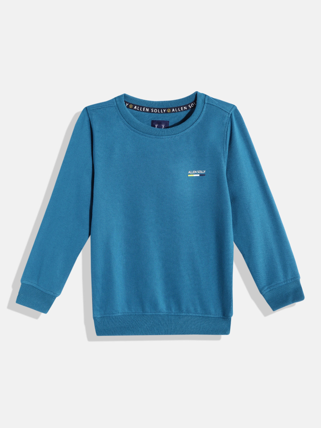 

Allen Solly Junior Boys Teal Blue Solid Sweatshirt