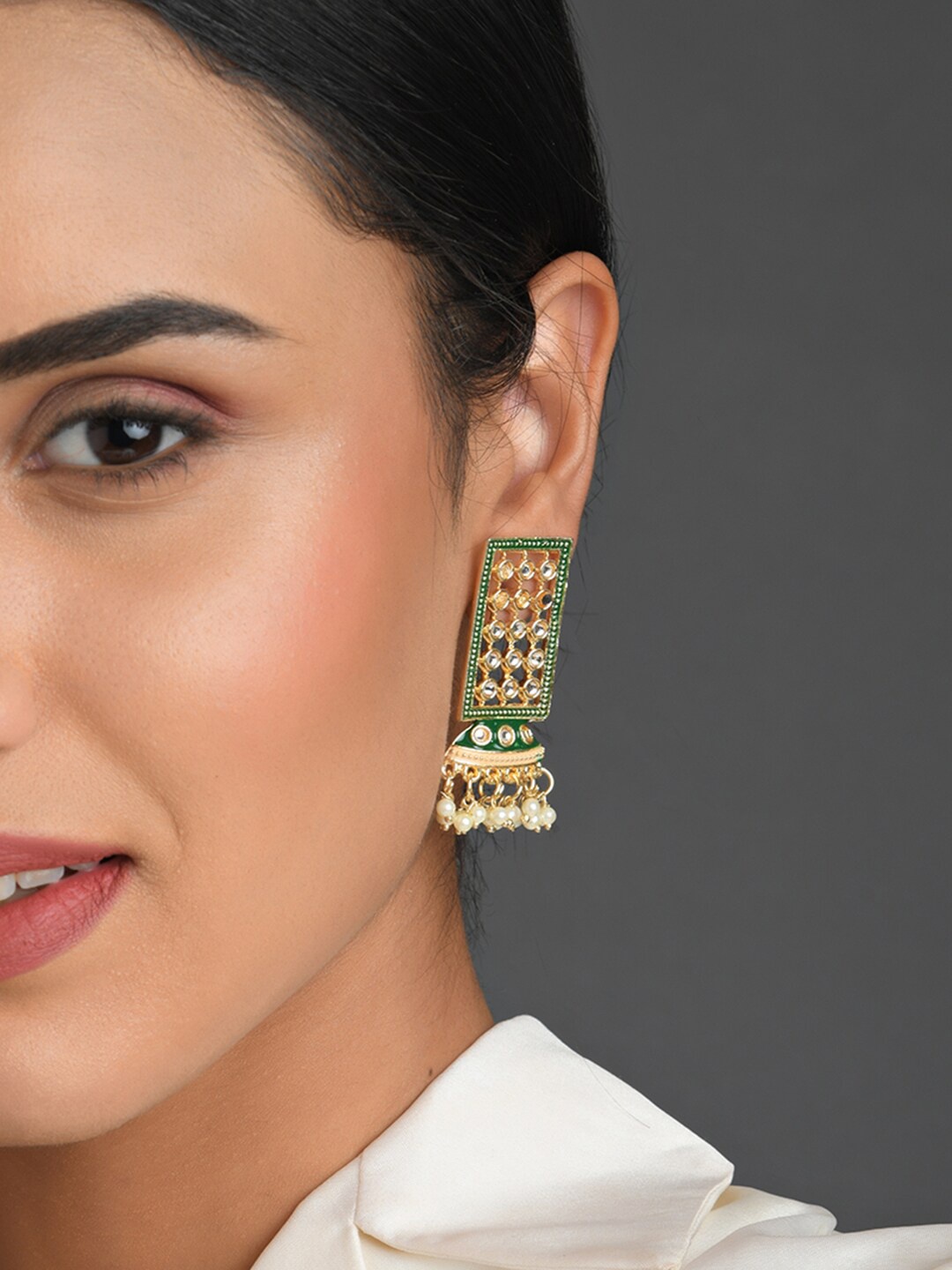 

Fida Green Classic Drop Earrings