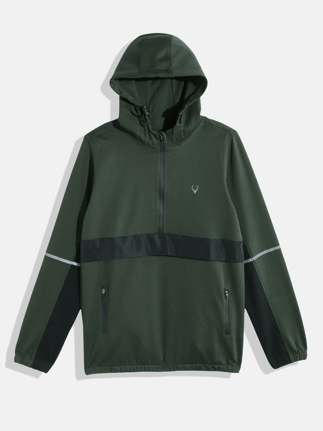 

Allen Solly Junior Boys Hooded Sweatshirt, Olive