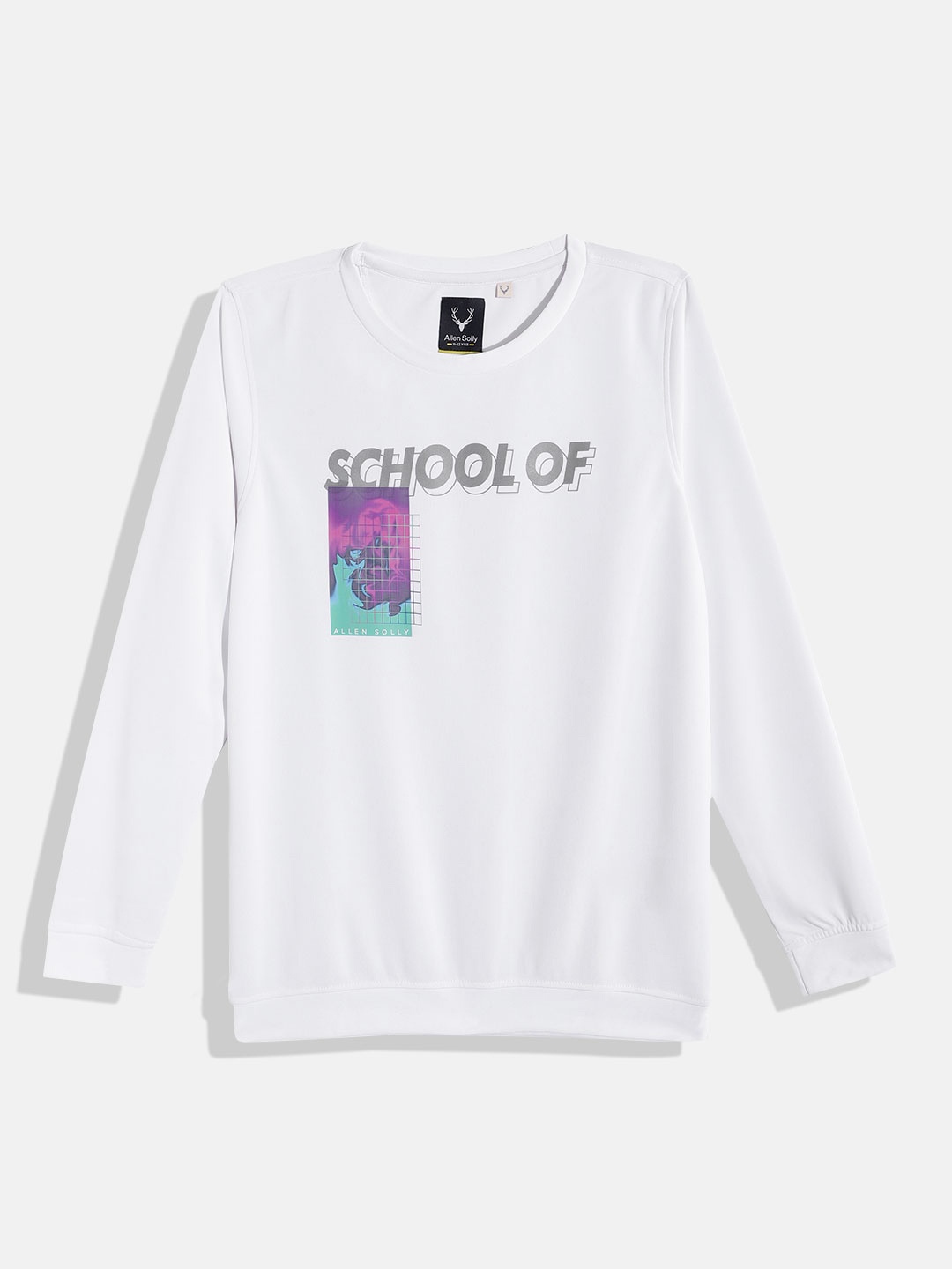 

Allen Solly Junior Boys Typography Print Sweatshirt, White