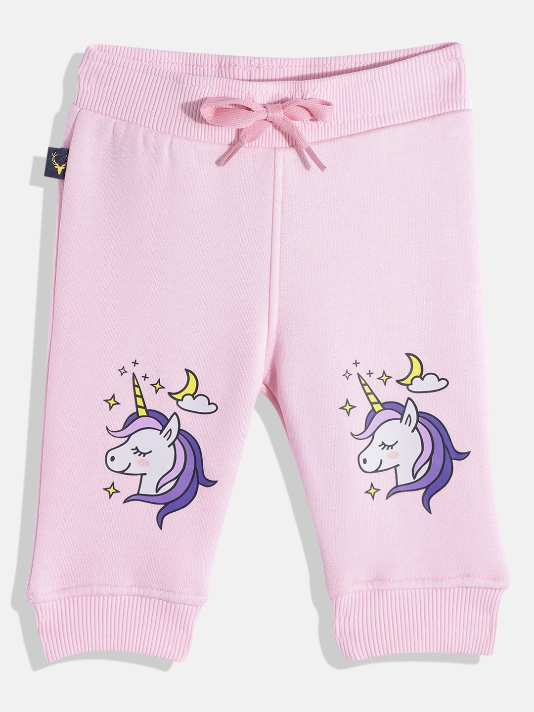 

Allen Solly Junior Girls Pink Solid Animal Graphics Unicorn Print Track Pants