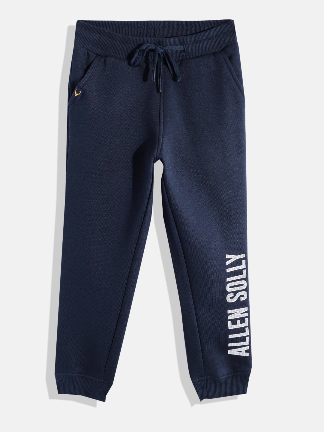 

Allen Solly Junior Boys Brand Logo Print Detail Joggers, Navy blue