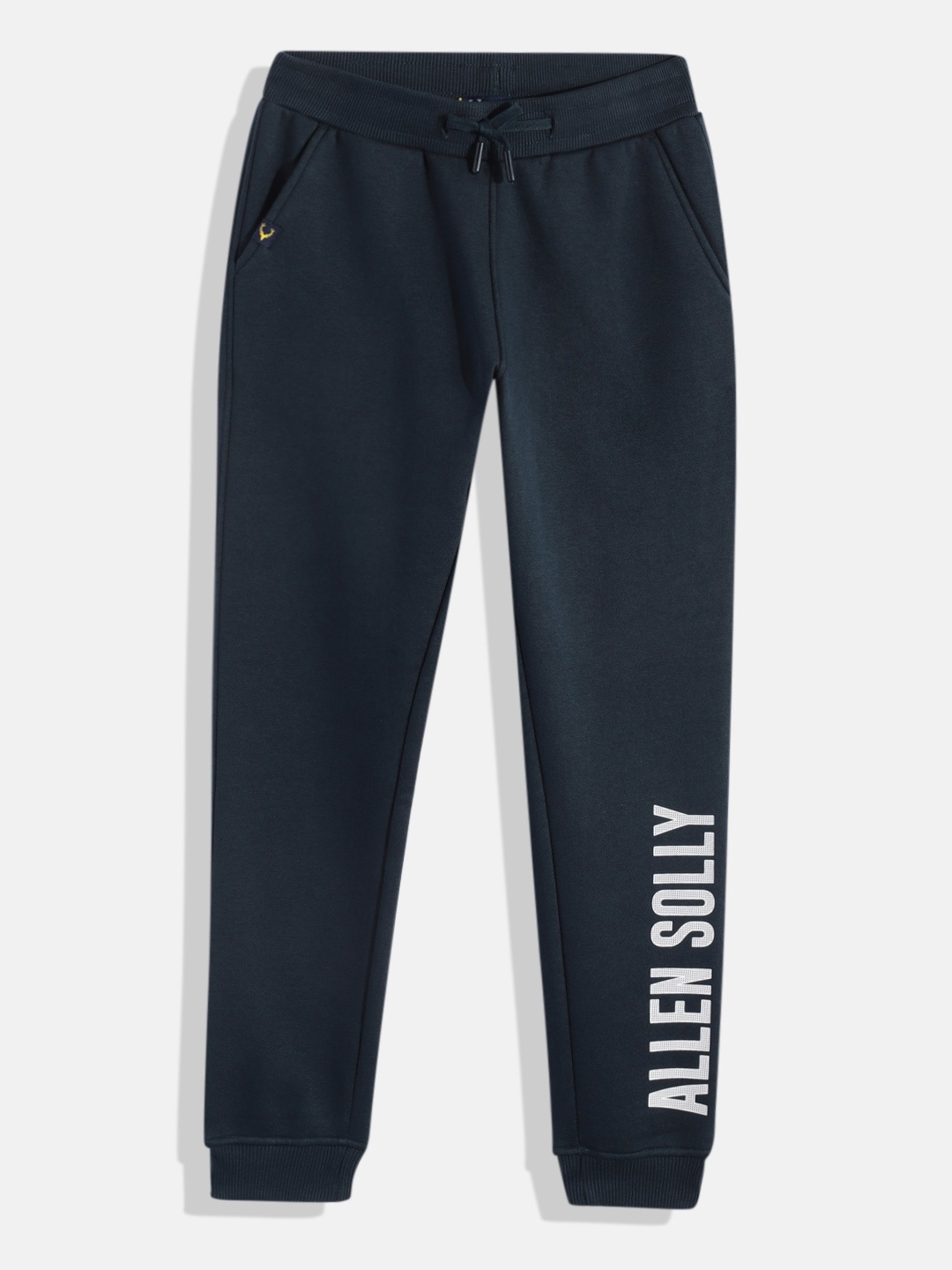 

Allen Solly Junior Boys Brand Logo Printed Joggers, Navy blue