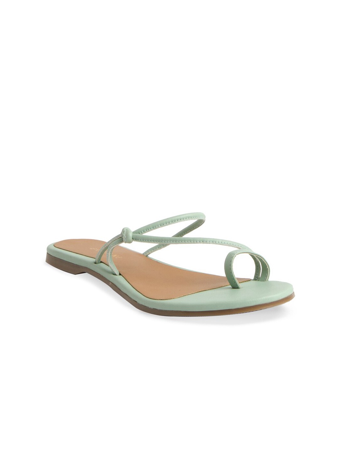 

ERIDANI Women Sea Green One Toe Flats
