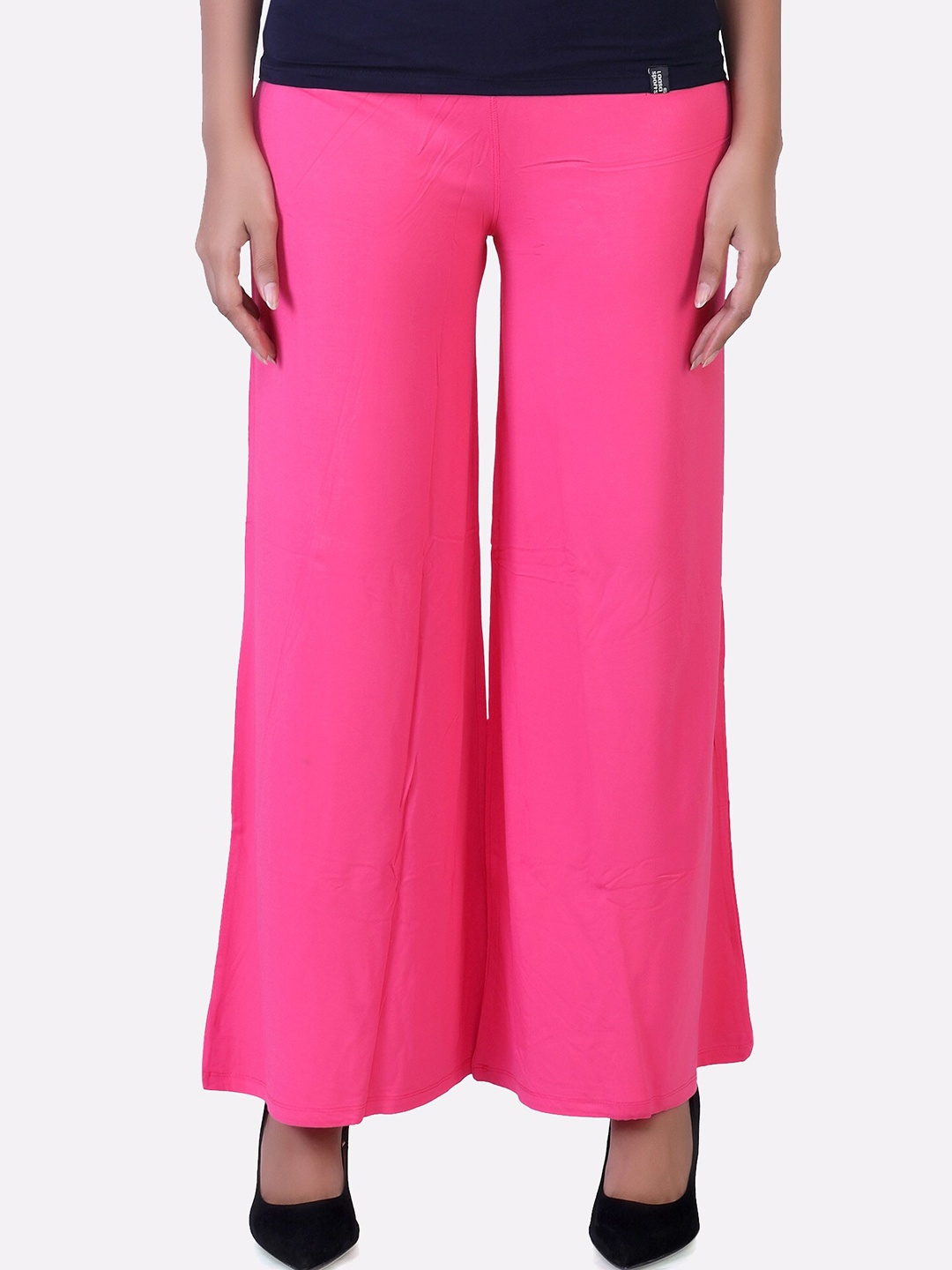 

LAASA SPORTS Women Pink Knitted Palazzos