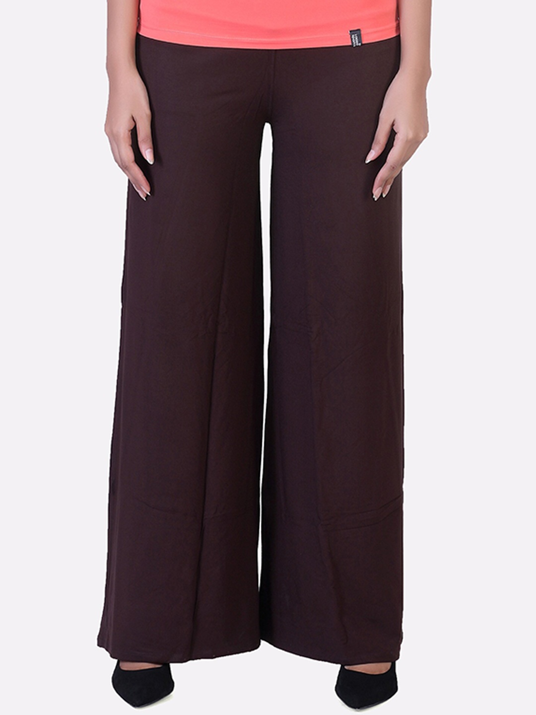 

LAASA SPORTS Women Brown Knitted Palazzos