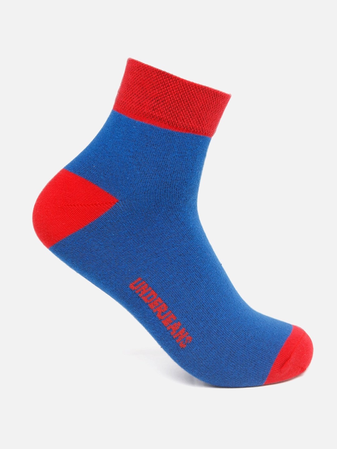 

Underjeans by Spykar Men Ankle Length (Non Terry) Socks, Blue