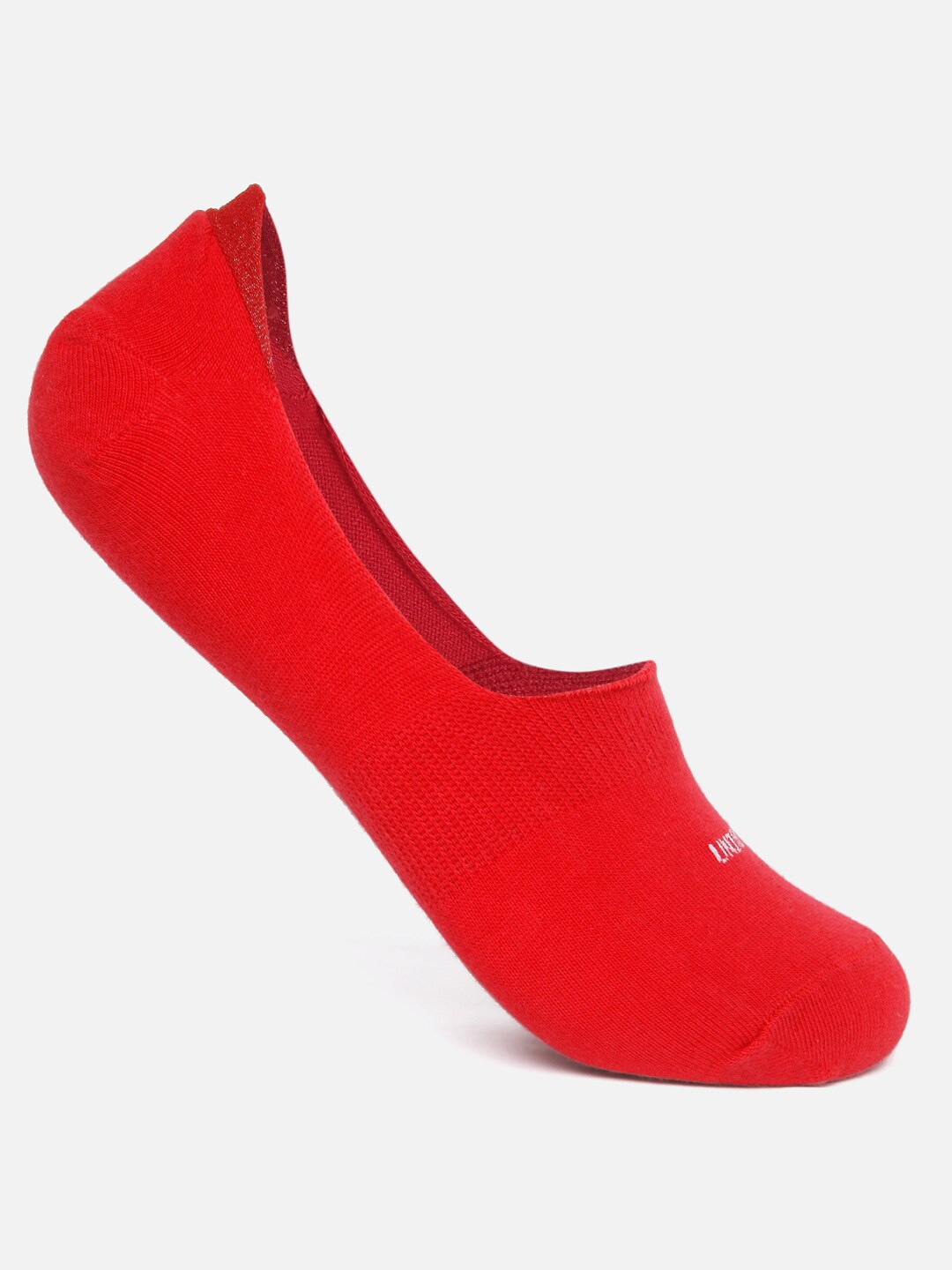 

Underjeans by Spykar Men Red No Show Single Pair of Socks