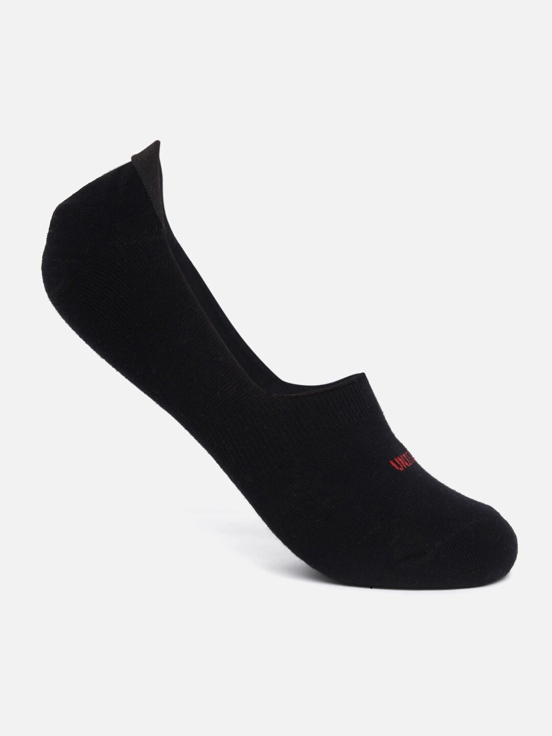 

UnderJeans by Spykar Men No Show Socks, Black