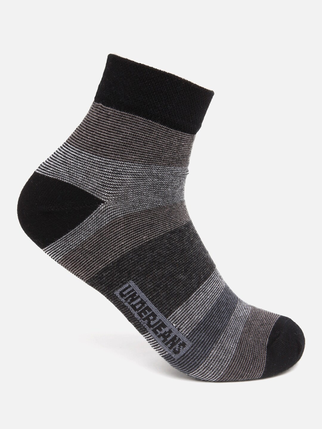 

Underjeans by Spykar Men Ankle Length (Non Terry) Socks, Grey