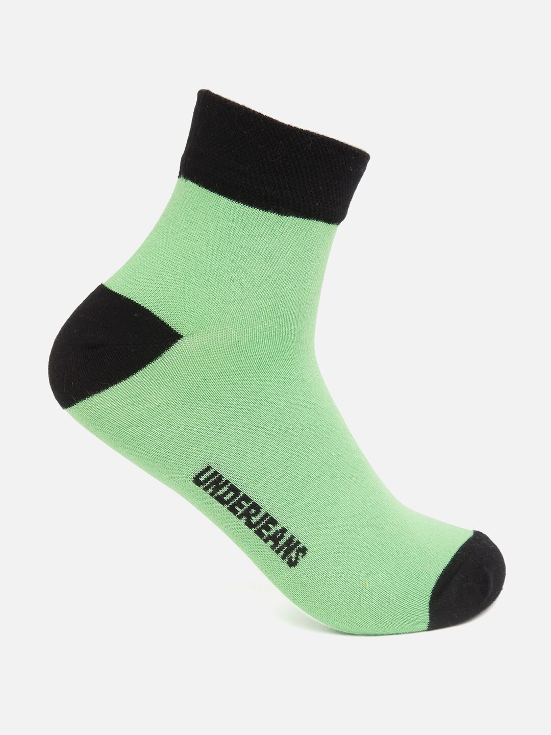 

UnderJeans by Spykar Men Ankle Length Non Terry Socks, Green