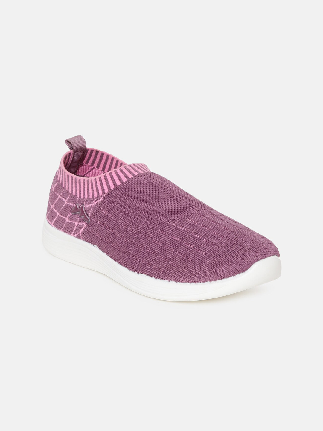 

Paragon Women Purple Woven Design Slip-On Sneakers