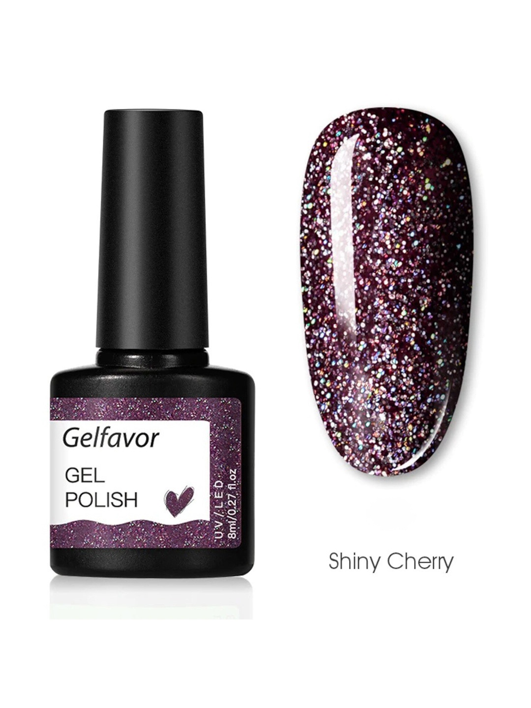 

Gelfavor Gel Hybrid Nail Polish - G055 8 ml, Multi