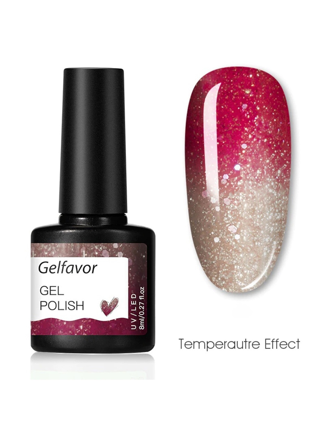 

Gelfavor Gel Hybrid Nail Polish - G077 8 ml, Multi