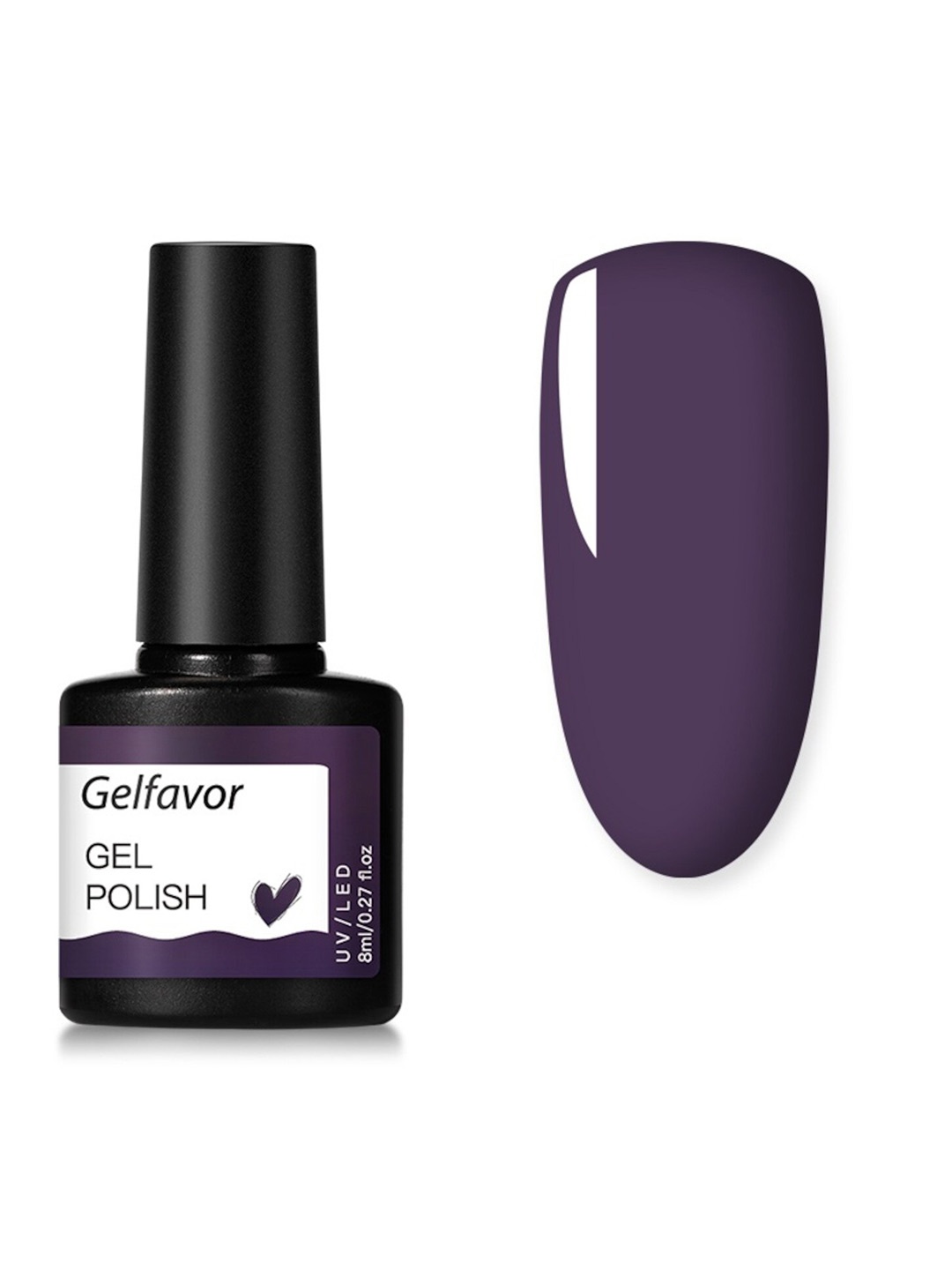 

Gelfavor Summer Hybrid UV&LED Odorless Long-Lasting Gel Nail Polish - Shade G024, Purple