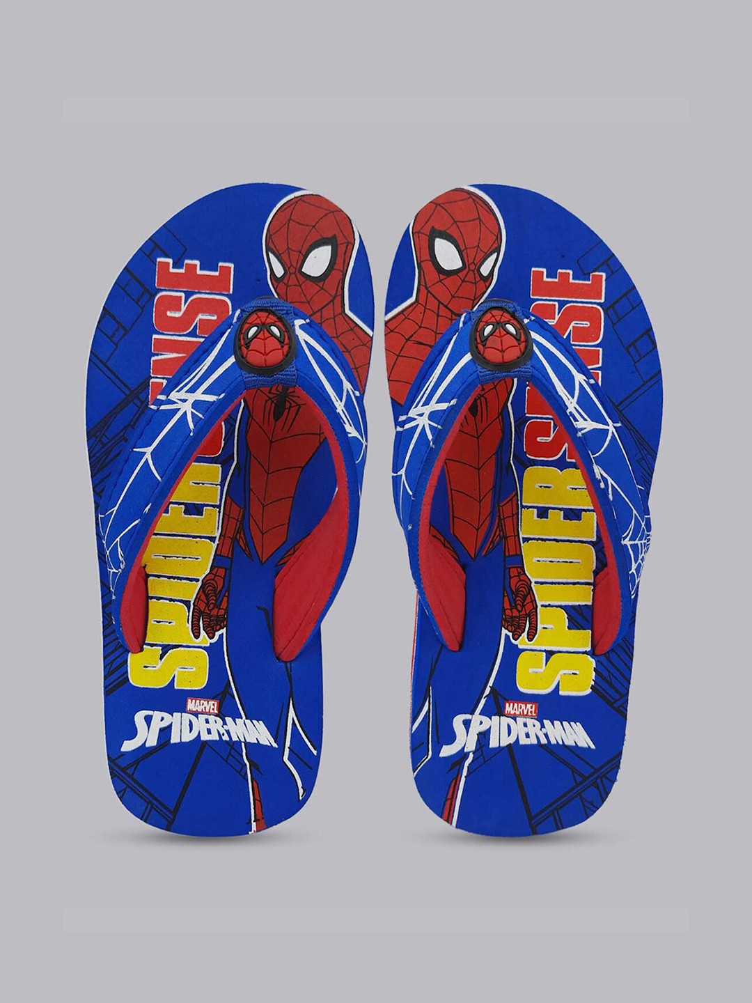 

Kids Ville Boys Blue Spider-Man Printed Flip Flops