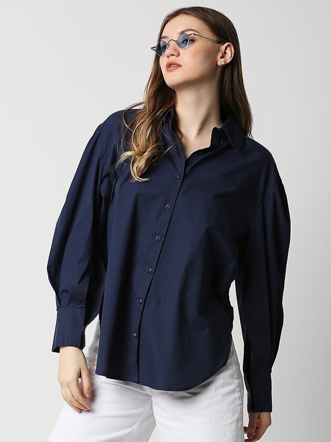 

Remanika Women Blue Comfort Casual Shirt
