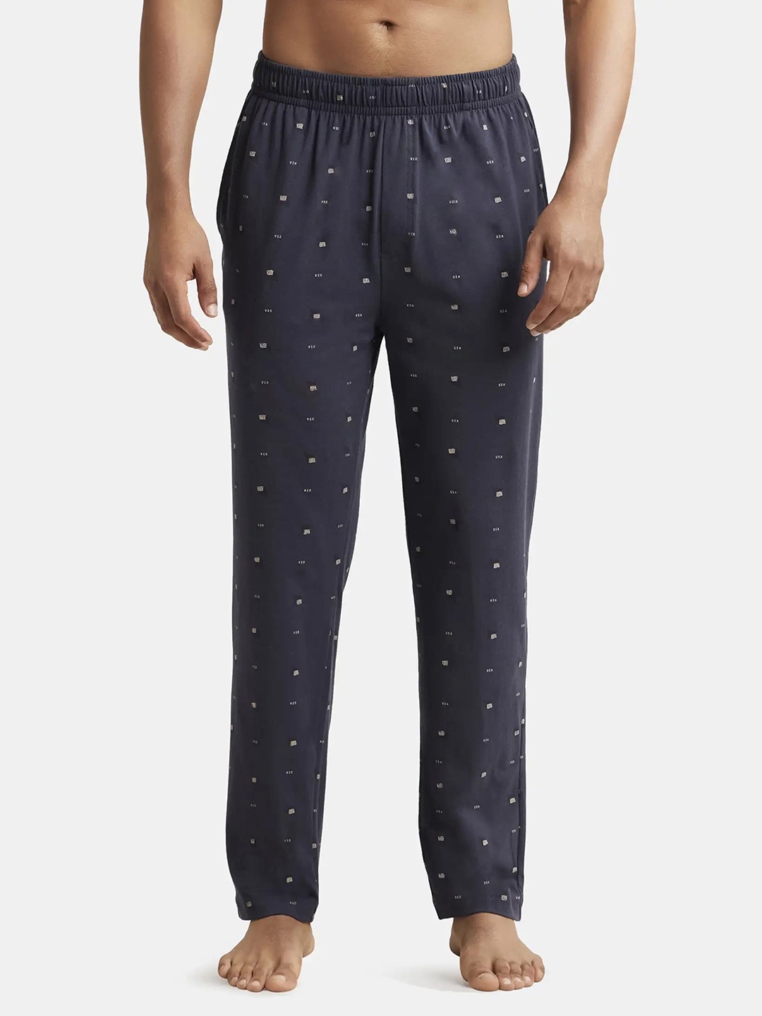 

Jockey Men Checked Lounge Pants RM02-0103, Grey