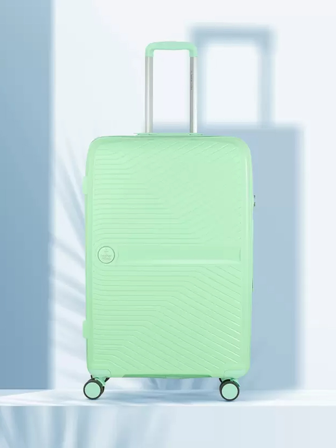 

Nasher Miles Bruges Hard-Sided Large Trolley Suitcase, Green