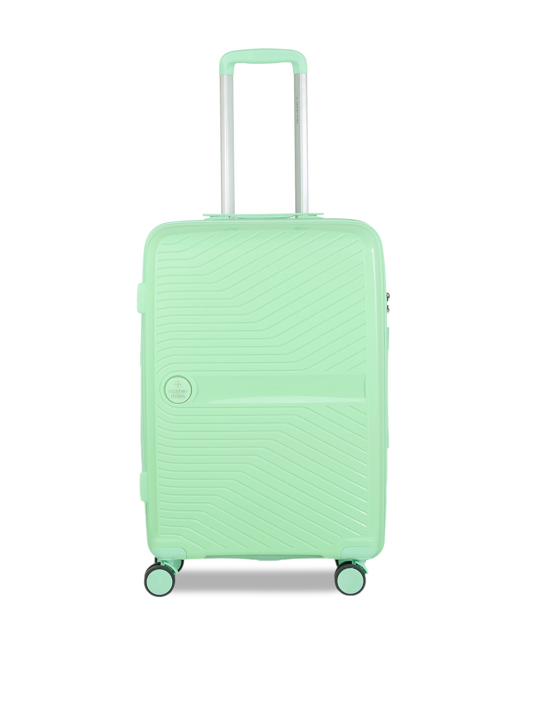 

Nasher Miles Bruges Hard-Sided Medium Trolley Suitcase, Green