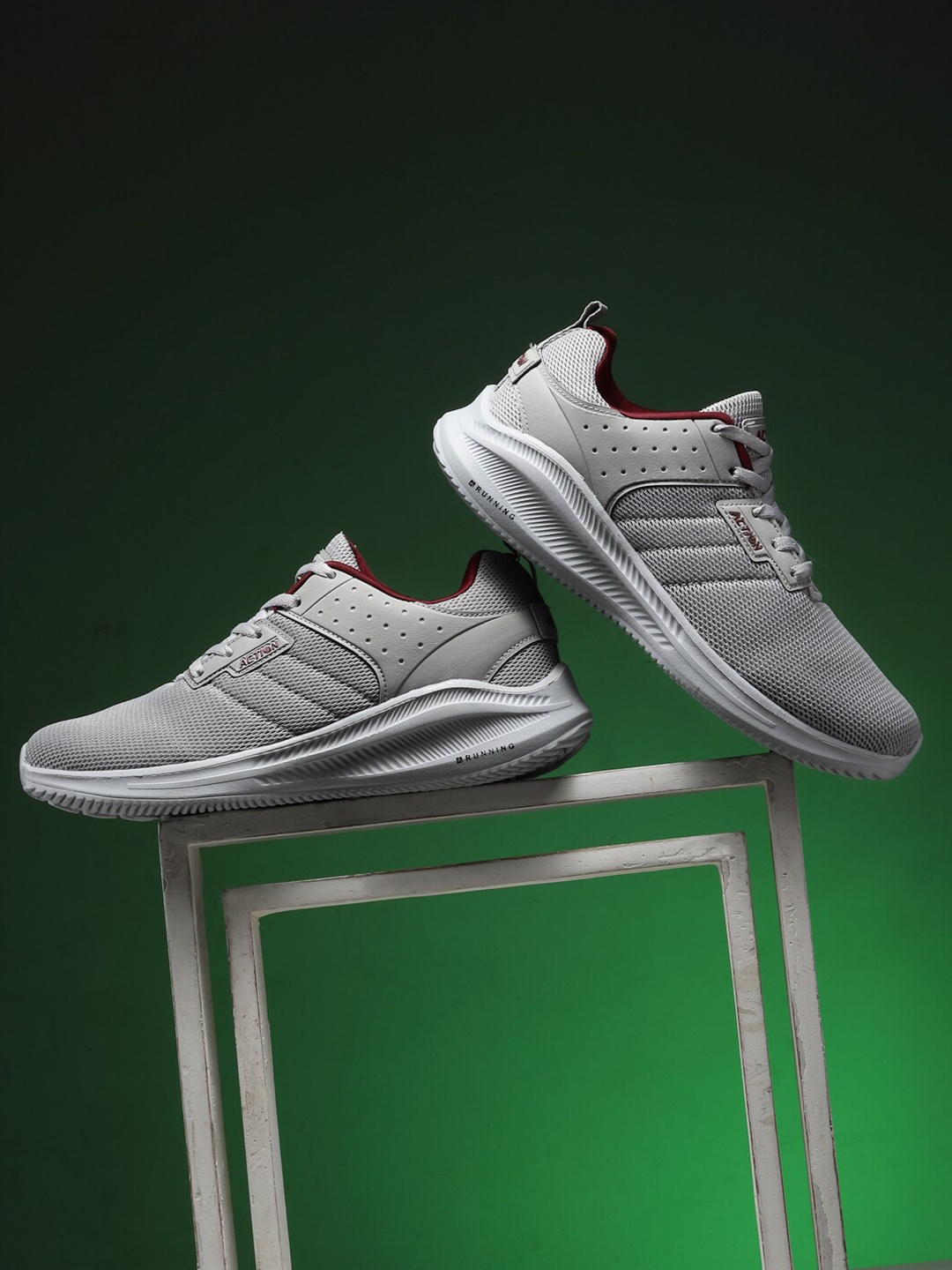 

Action Men Grey Mesh Running Shoes