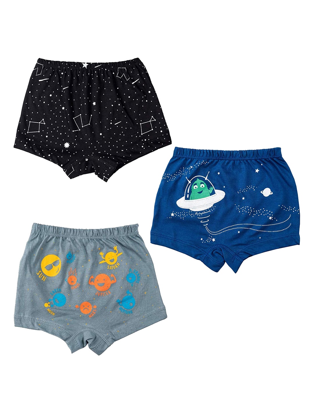 

You Got Plan B Girls Pack of 3 Printed Shorts, Multi