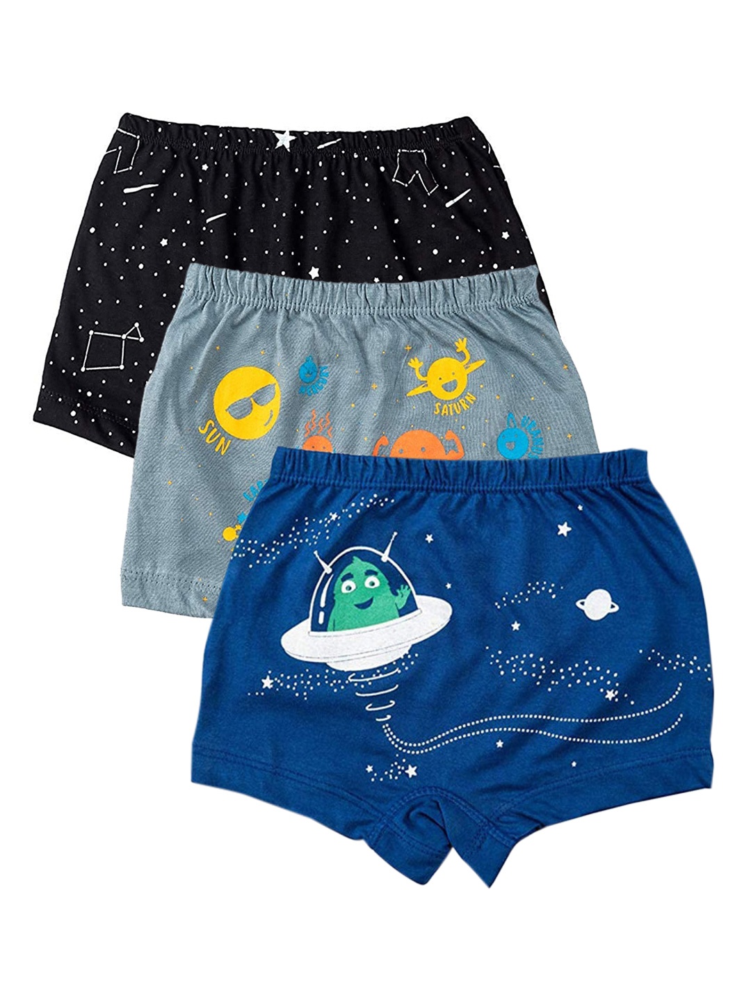 

You Got Plan B Girls Pack of 3 Printed Shorts, Multi