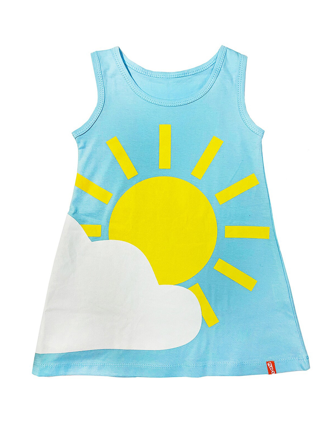

You Got Plan B Blue & white A-Line Dress