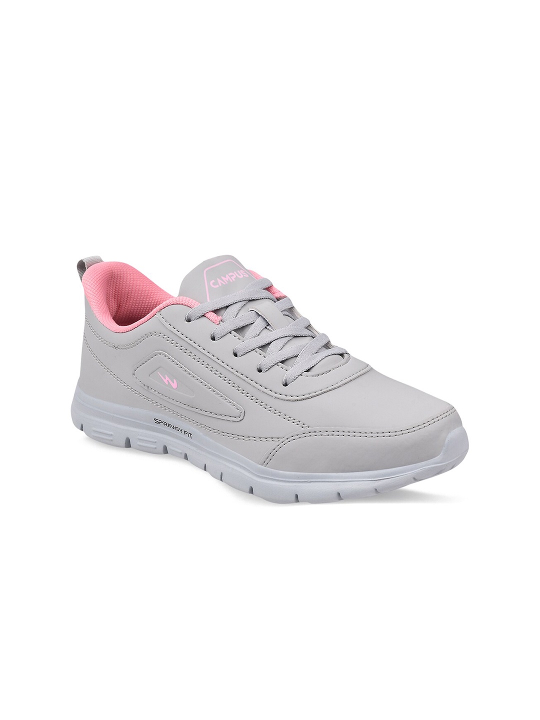 

Campus Women Grey Mesh Running Shoes