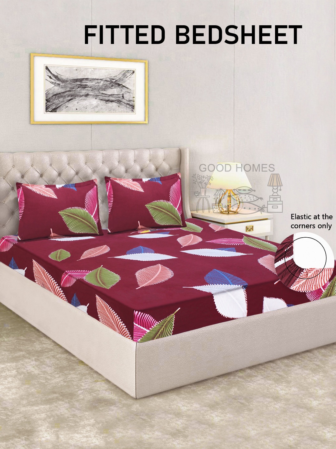

Good Homes by Home Candy Unisex Red Bedsheets