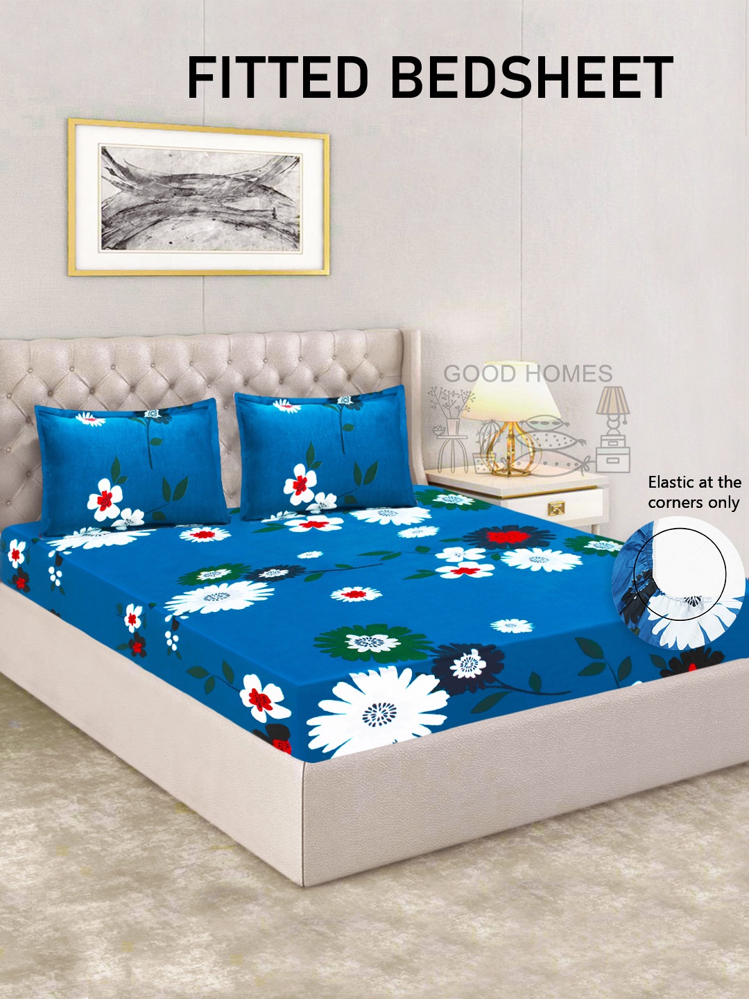 

Good Homes by Home Candy Unisex Blue Bedsheets