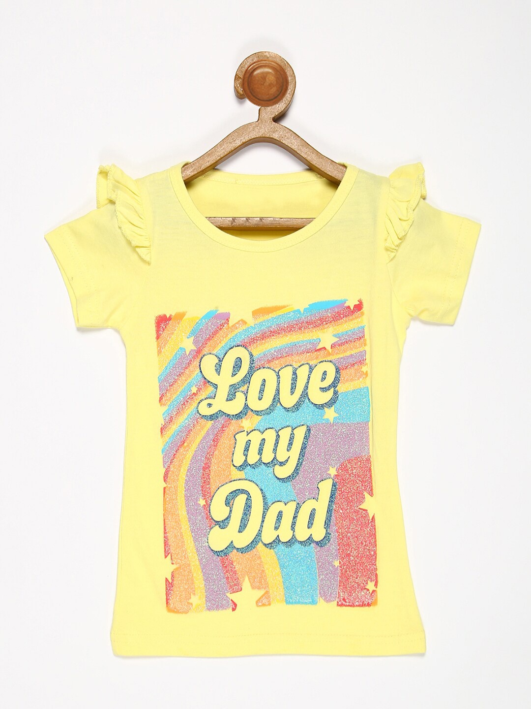 

V2 Value & Variety Yellow Print Top
